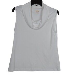 Orvis | Bundle of 2 - White/Ivory Cowl Neck Pullover Sleeveless Top | Size M